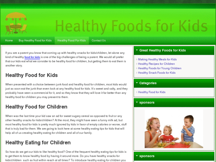 www.myhealthyfoodforkids.com