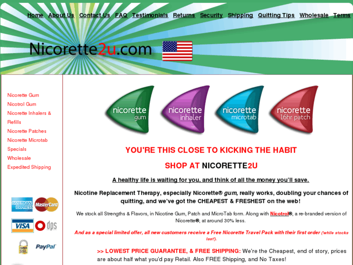 www.nicorette2u.com