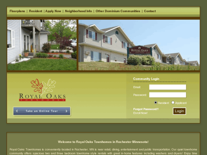 www.royaloaks-townhomes.com