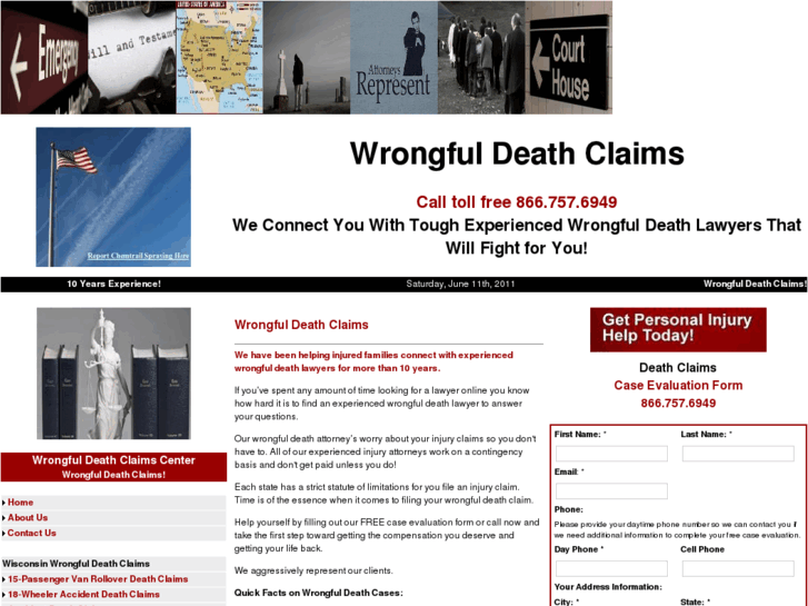 www.usawrongfuldeathclaimscenter.com