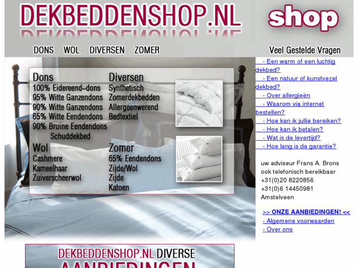 www.dekbeddenshop.nl