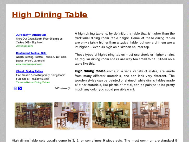 www.highdiningtable.com