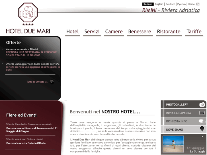 www.hotelduemari.it