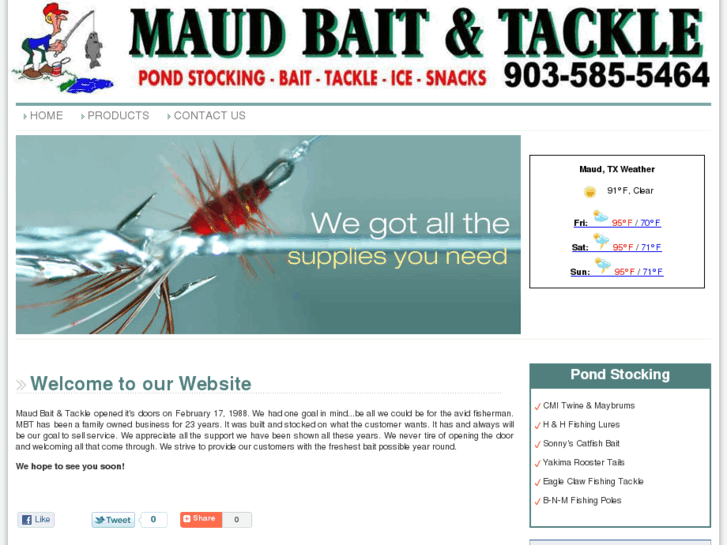 www.maudbaitandtackle.com