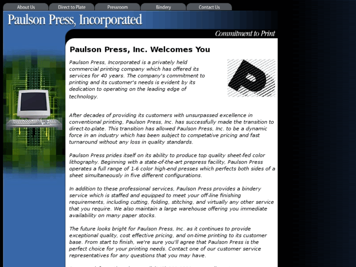 www.paulsonpressinc.com