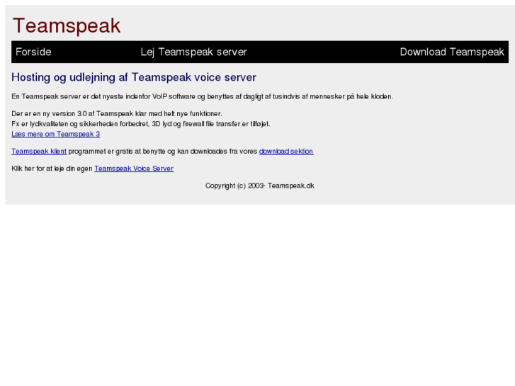 www.teamspeak.dk