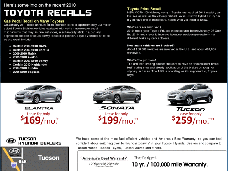 www.tucsontoyotarecall.com