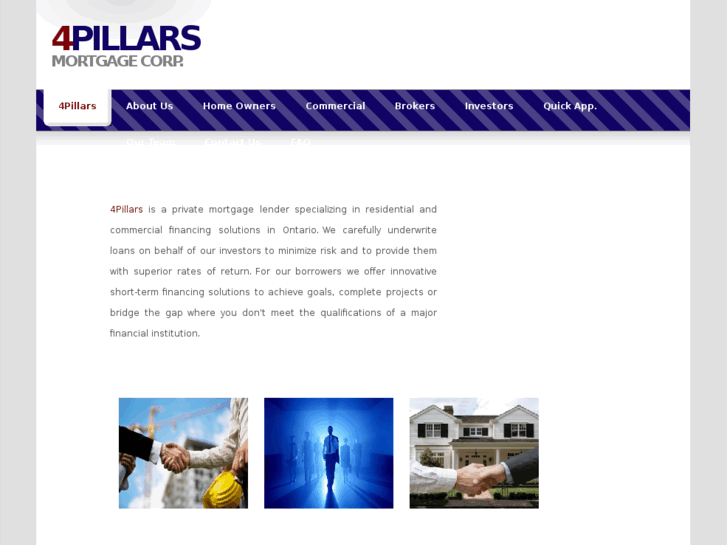 www.4pillarsmortgagecorp.com