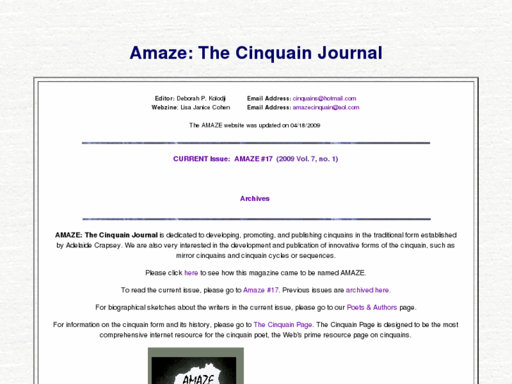 www.amaze-cinquain.com
