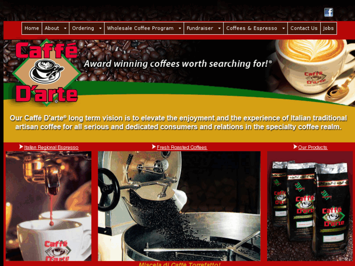 www.caffedartecoffee.com