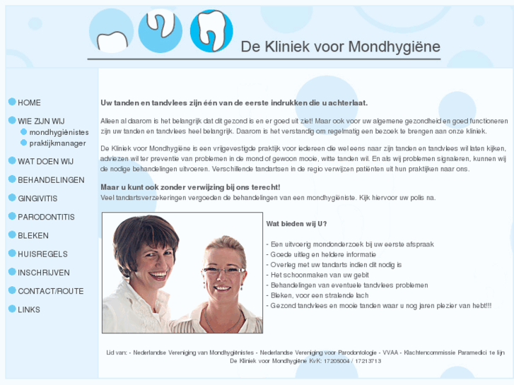 www.dekliniekvoormondhygiene.com