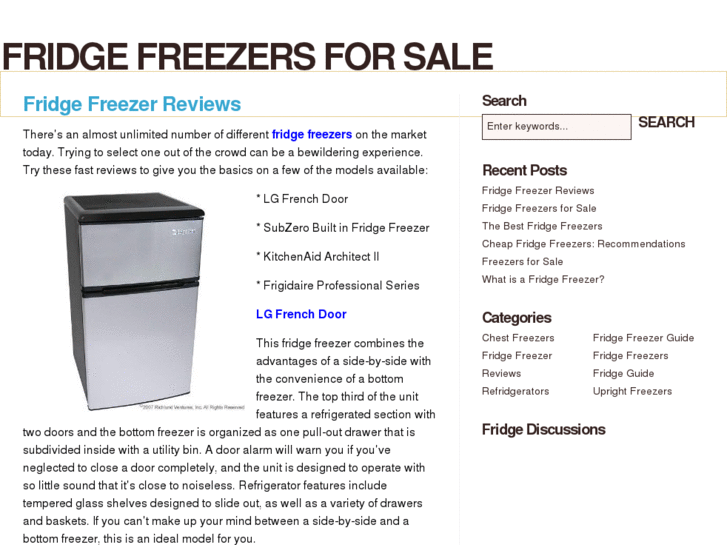 www.fridgefreezersforsale.net