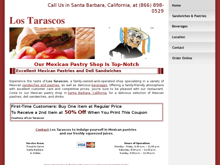 www.lostarascosbakery.com