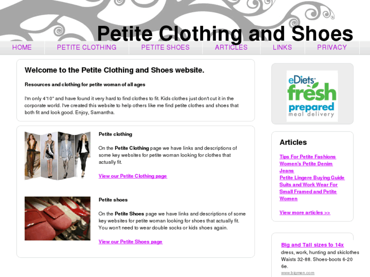 www.petite-clothing-shoes.com