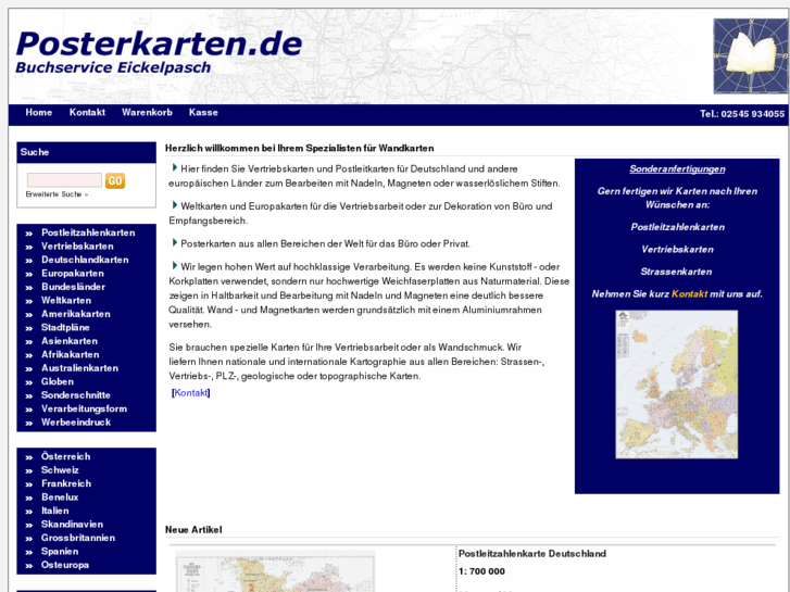 www.postleitzahlenkarten.de