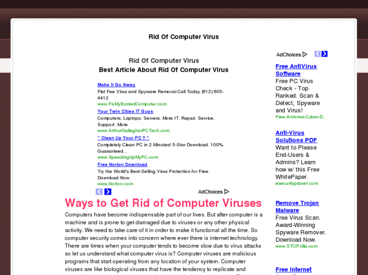 www.ridofcomputervirus.com