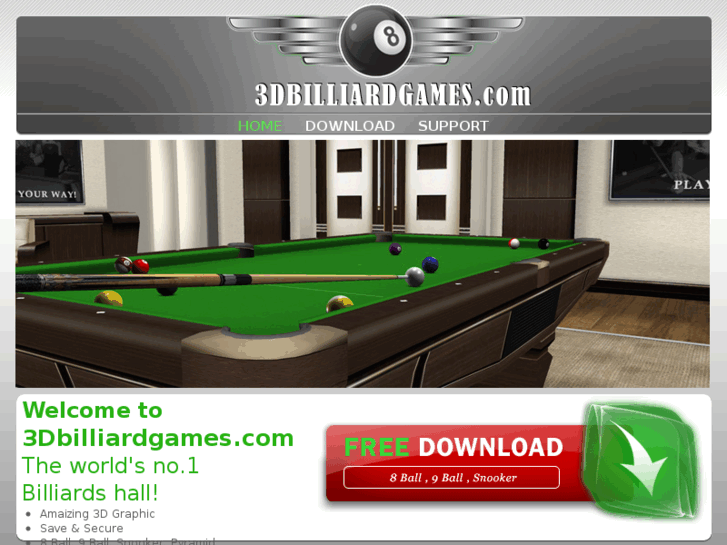 www.3dbilliardgame.com