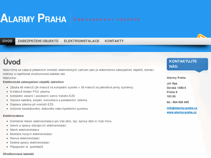 www.alarmypraha.com