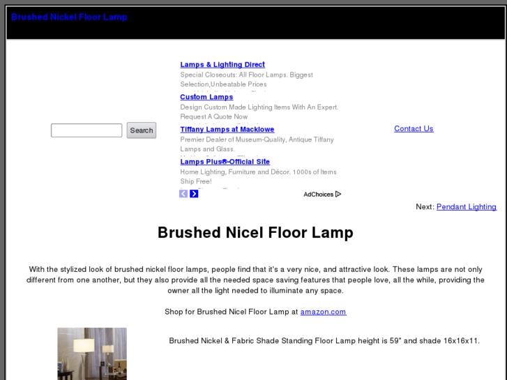 www.brushednickelfloorlamp.com
