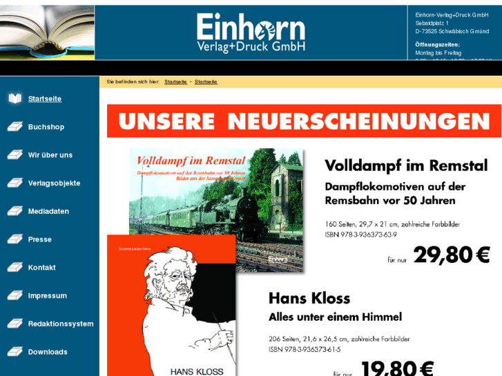 www.einhornverlag.de