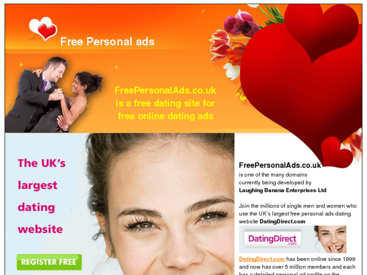 Freepersonalads.Co.Uk: Free Personal Ads free online dating services.