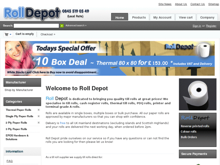 www.rolldepot.co.uk