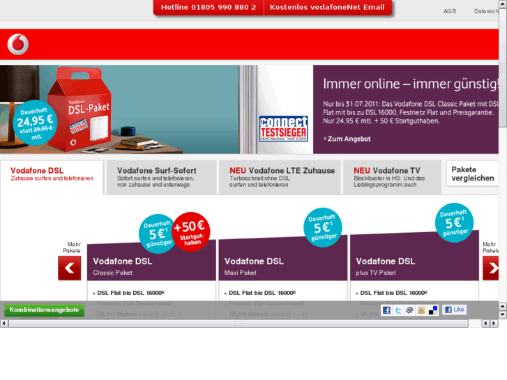 www.vodafonenet.de