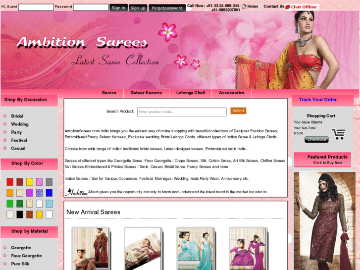 www.ambitionsarees.com