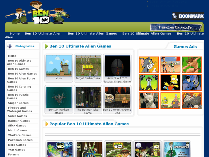 www.ben10ultimatealiengames.com