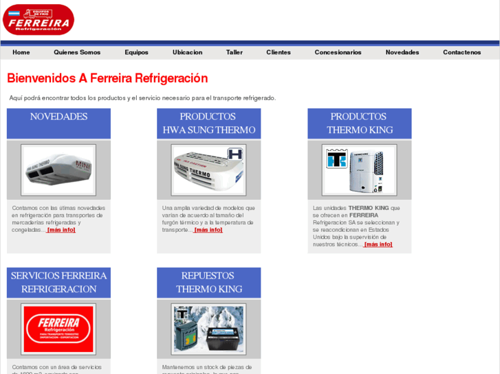 www.ferreirarefrigeracion.com