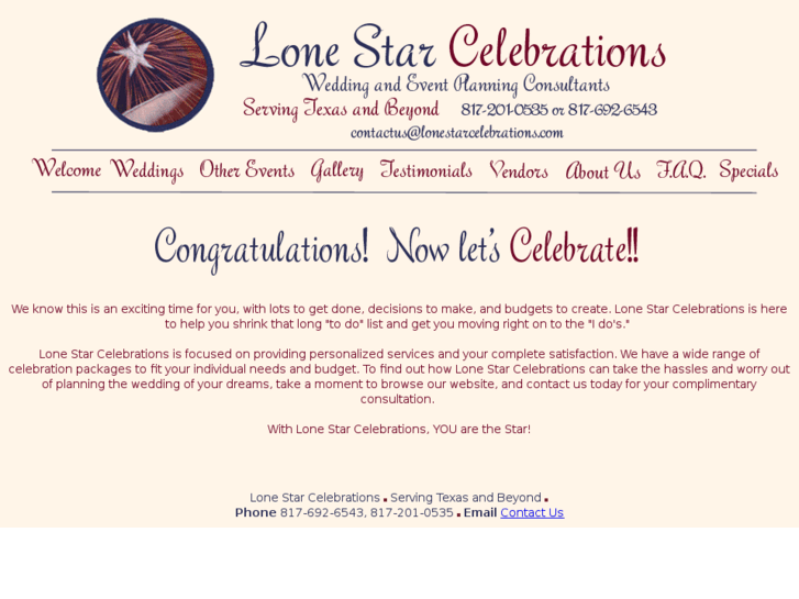 www.lonestarcelebrations.com