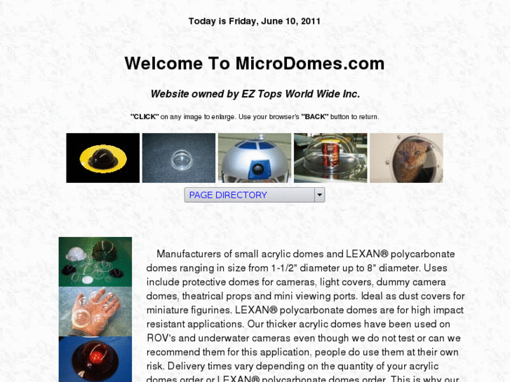 www.microdomes.com