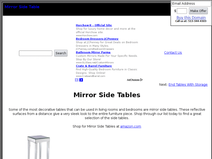 www.mirrorsidetable.com