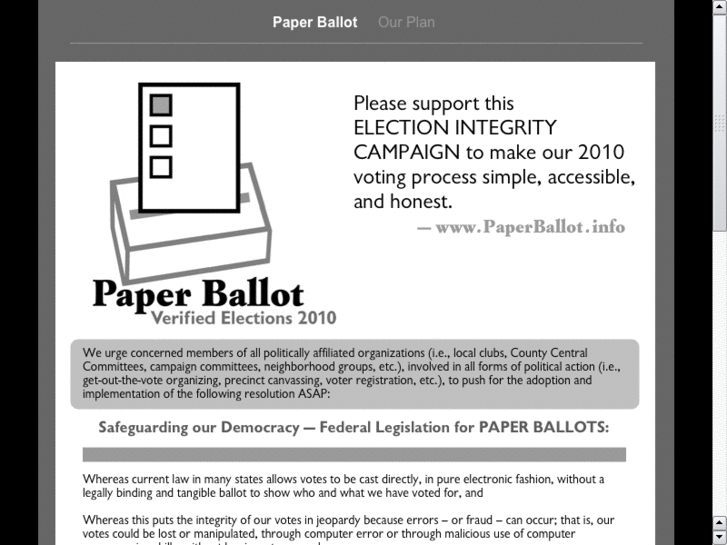 www.paperballot.info