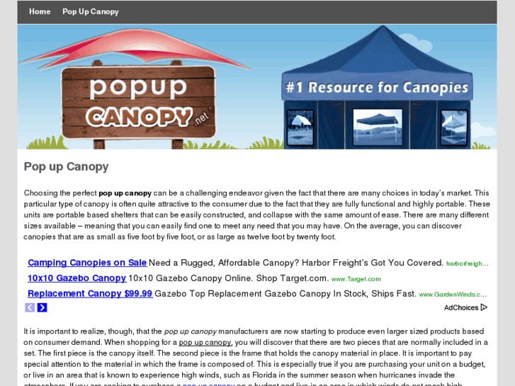 www.popupcanopy.net