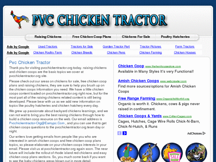 www.pvcchickentractor.org