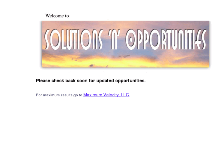 www.solutionsnopportunities.com