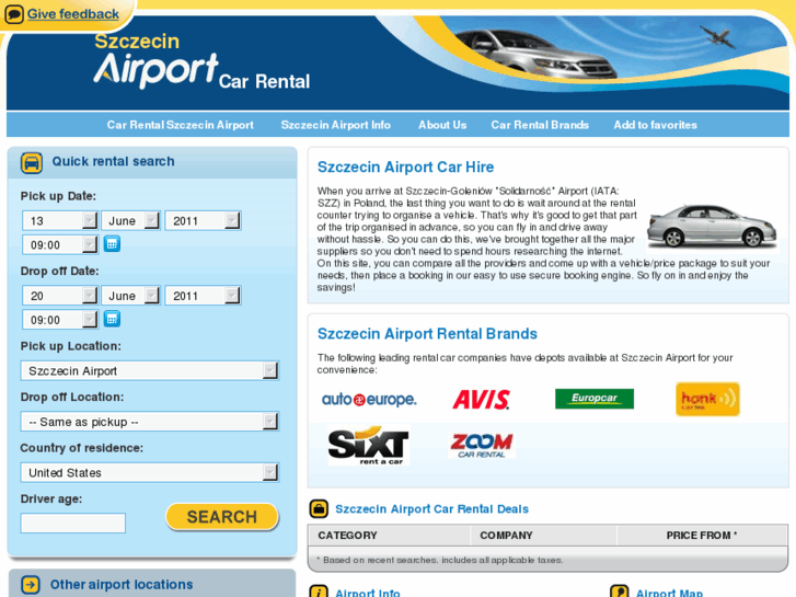 www.szczecinairportcarhire.com