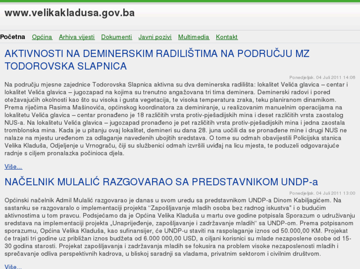 www.velikakladusa.gov.ba