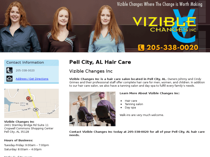 www.viziblechangeshairsalon.com