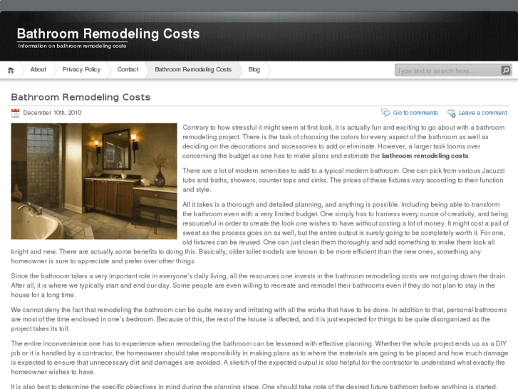 www.bathroomremodelingcosts.org