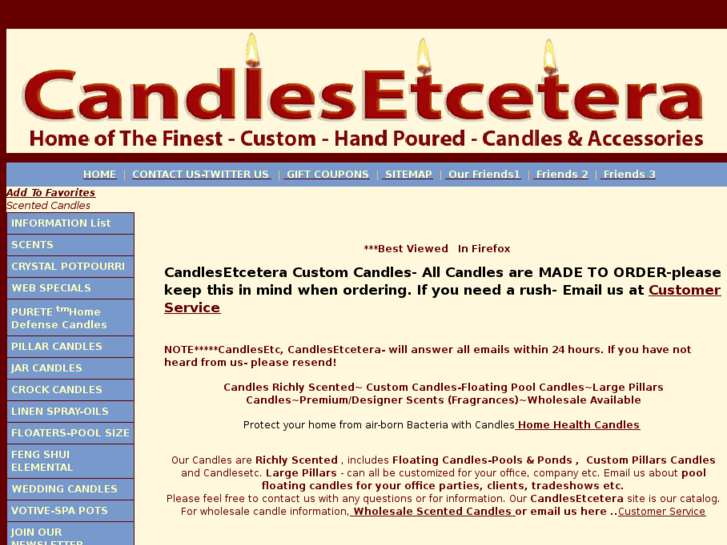 www.candlesetc-candles.com