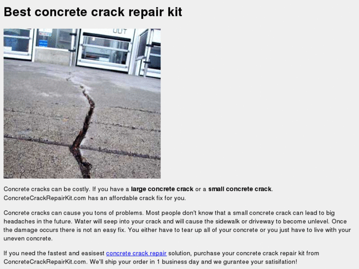 www.concretecrackrepairkit.com