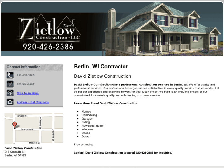 www.davidzietlowconstruction.com