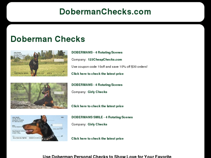 www.dobermanchecks.com