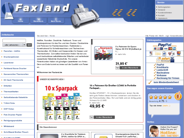 www.faxland.de