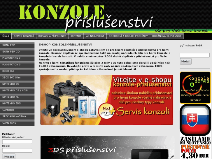 www.konzole-prislusenstvi.cz