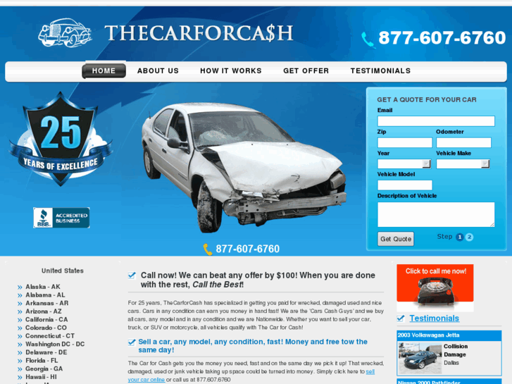 www.thecarforcash.com