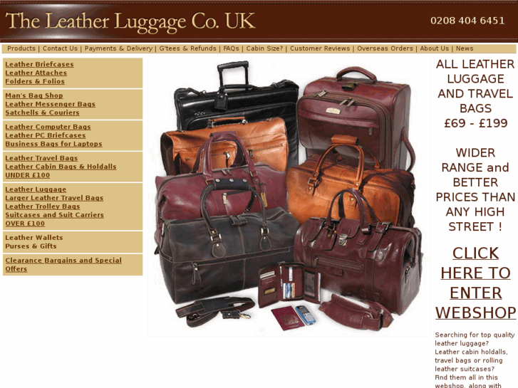 www.theleatherluggage.com