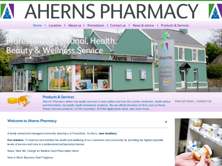 www.ahernspharmacy.com